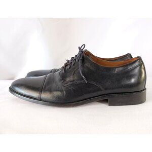Johnston & Murphy Tillman Oxford Black Leather Cap Toe Men’s 11 Dress Shoes